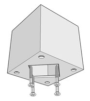 Plate and Support Mounted Legs Plate and Support Mounted Legs